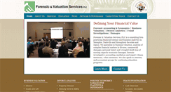 Desktop Screenshot of forensicval.com