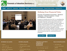 Tablet Screenshot of forensicval.com